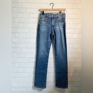 Ag Adriano Goldschmied NWOT Mari High Rise Straight Medium Wash Jeans 26R